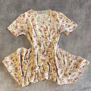 Vintage Floral CDC Maxi Dress